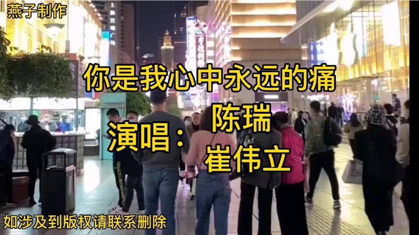 [图]陈瑞崔伟立演唱《你是我心中永远的痛》深情而又伤感，催人泪下