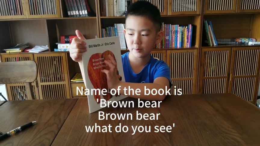 [图]廖彩杏绘本阅读 brown bear brown bear what do you see