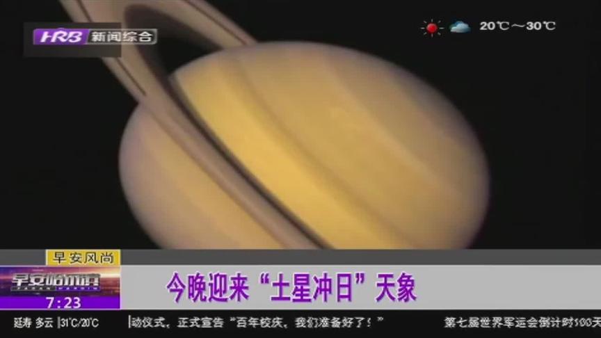 [图]就在今晚！“土星冲日”天象来了，地球与“守护神”最靠近的时刻