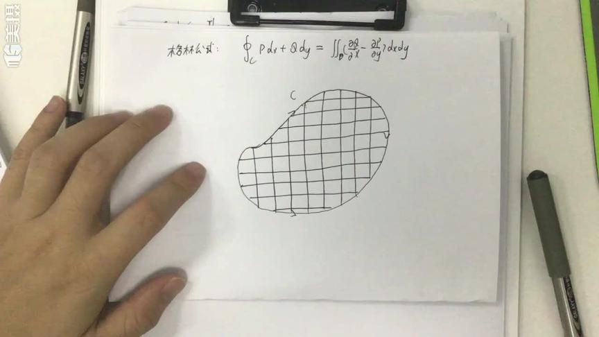 [图]向量微积分（3）——格林公式的物理直观理解1