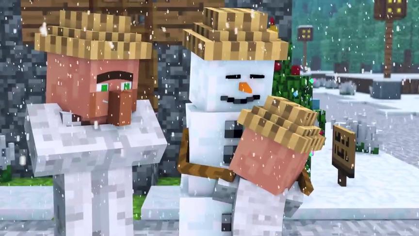 【minecraft】我的世界动画~村民与雪人的故事---(2)