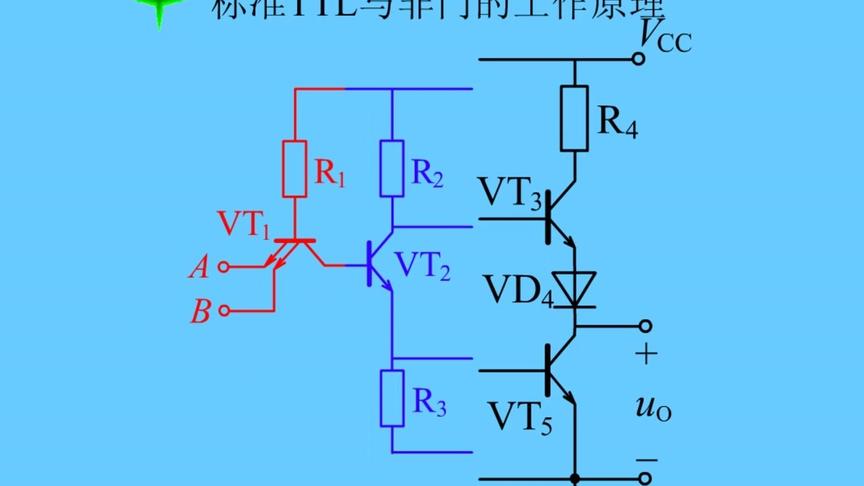 [图]标准TTL与非门的工作原理，这对未来学习基础电子有重要意义。