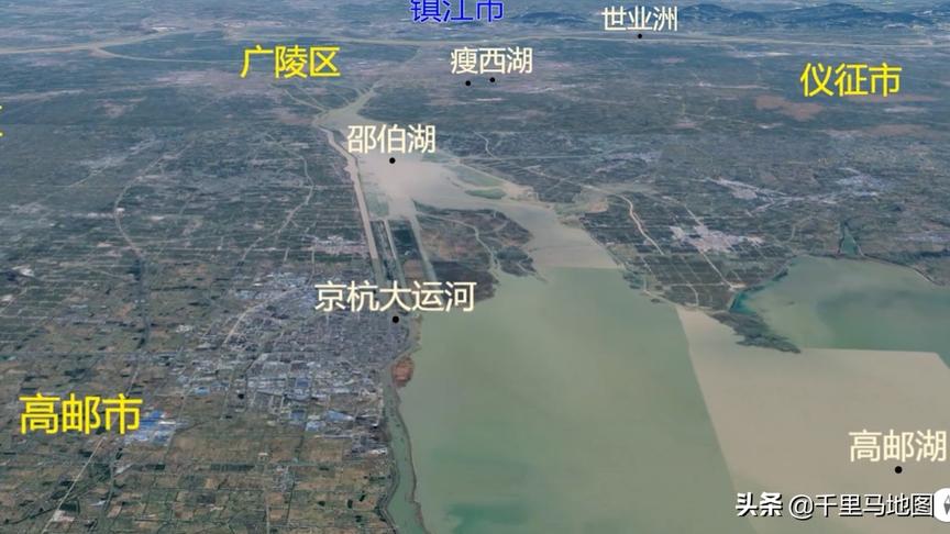 [图]扬州3D地图,广陵区,江都区, 邗江区,高邮市,仪征市三维地图