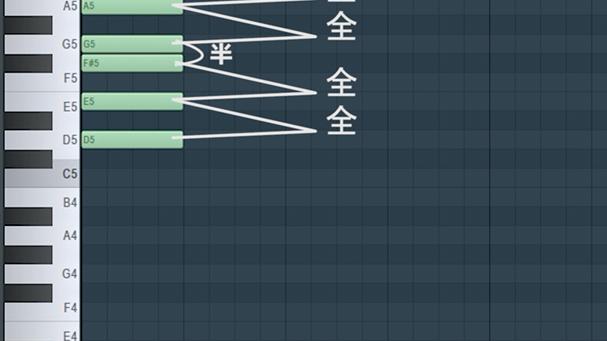 [图]在水果软件【flstudio】中认识大调音阶