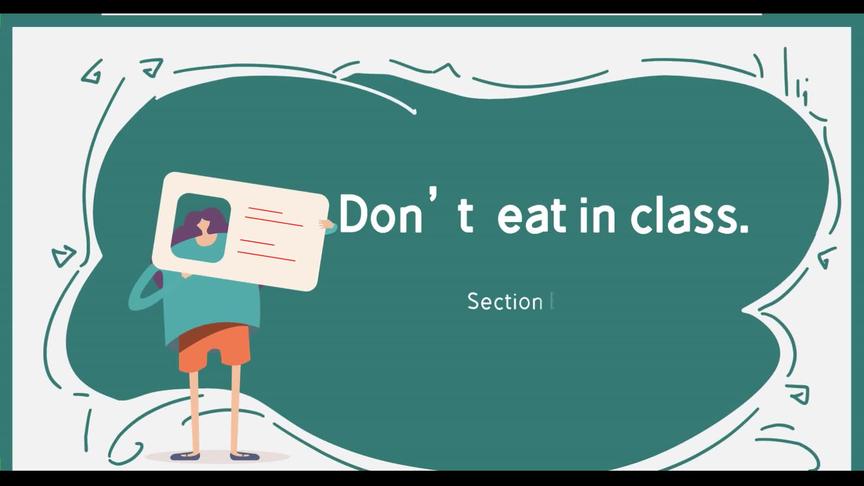 [图]人教版七年级下Unit 4 Don't eat in class. Section B 阅读讲解