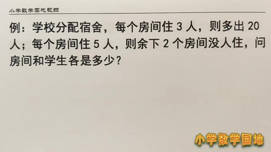 [图]五年级数学奥数课 盈亏问题只要找到正确的盈亏数值 解决并不困难