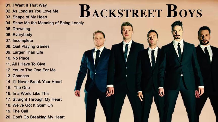 [图]后街男孩 Backstreet Boys 最受欢迎歌曲20首