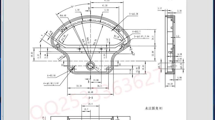 [图]UG产品设计入门教程 一节课让你学会看图纸建模