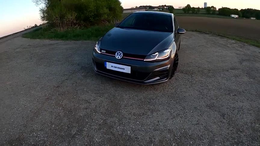 [图]高尔夫GTI MK7德国无限速高速公路，极限狂飙