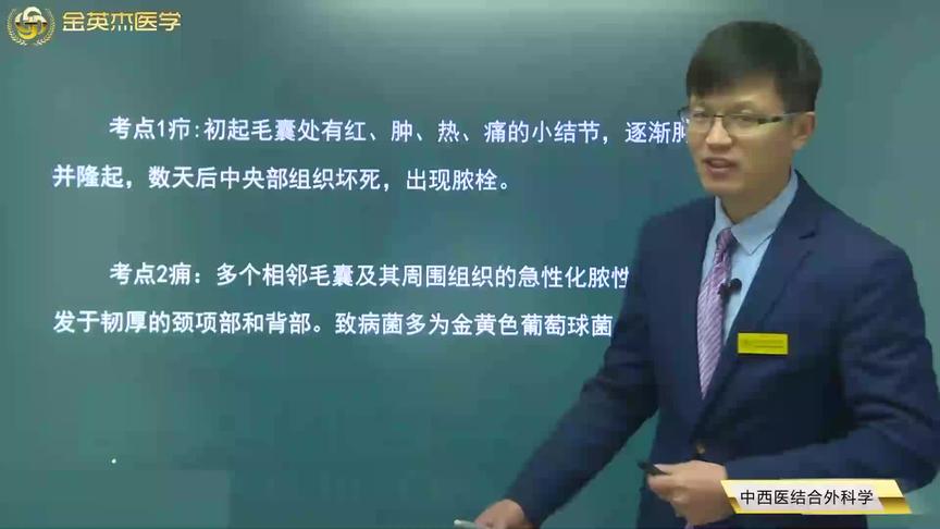 [图]中西医结合外科学01疖和痈：特点，发作部分等，常见的皮肤小问题