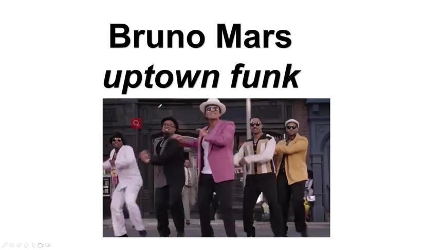 [图]英文歌教学 火星哥uptown funk