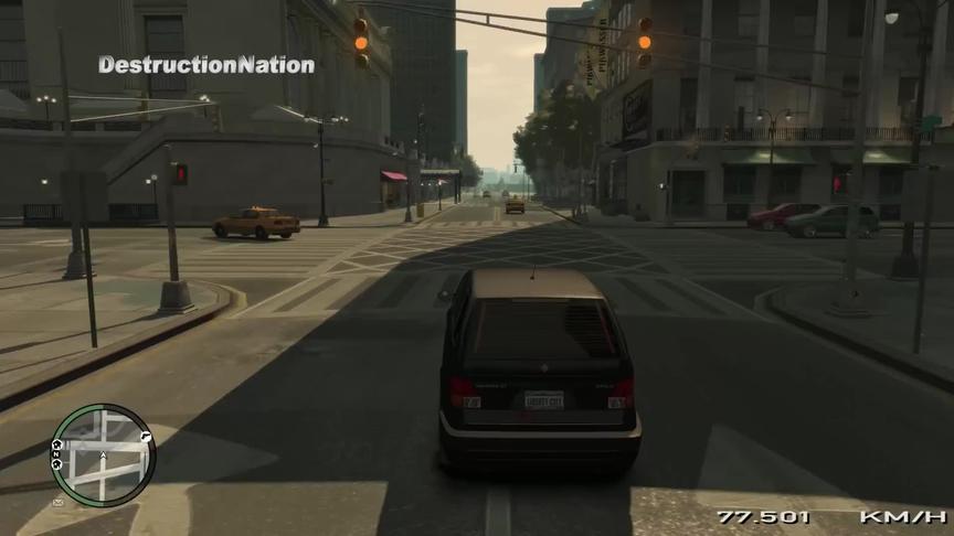 [图]GTA 4 车辆高速碰撞模拟测试2