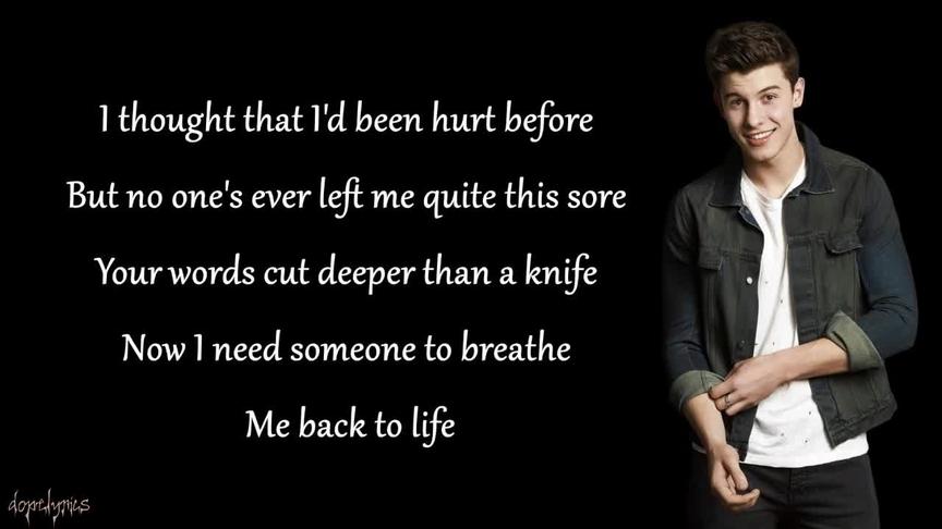 [图]听歌学英文 - Stitches - Shawn Mendes (Lyrics)