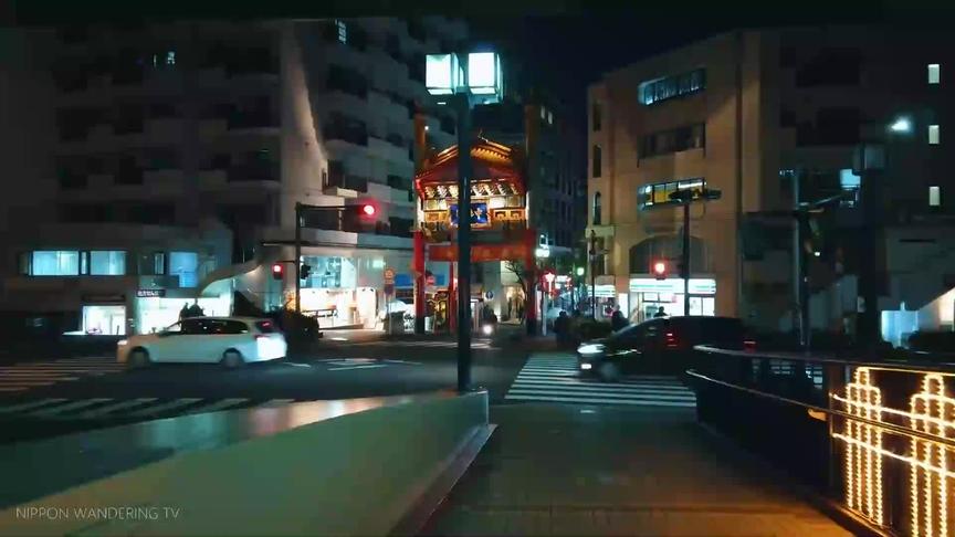 [图]带你一起云旅游 日本街道 横滨中华街夜景