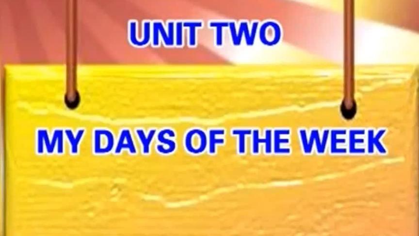 [图]小学英语课堂 - 五上 - Unit 2 My days of the week