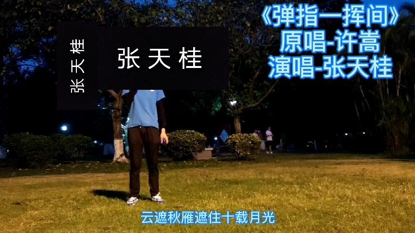 [图]《弹指一挥间》原唱-许嵩 演唱-张天桂#中国好声音