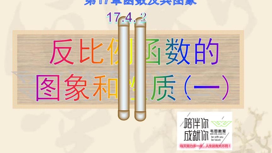 [图]八下17.4.2反比例的函数图象和性质（一）１