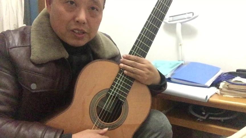 [图]古典吉他教学：a小调行板练习曲的练习要点。卡尔卡西教程第45页