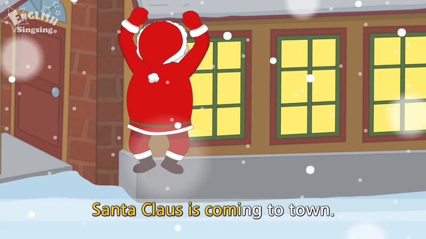 [图]Santa Claus Is Coming to Town - Christmas Song for kids