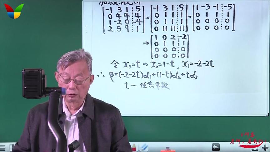 [图]2021考研数学李永乐线性代数基础班 - 15.线代基础15 线性方程组