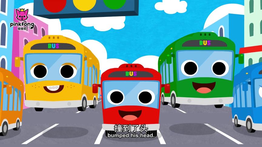 [图]碰碰狐儿歌之巴士 No.03Five Little Buses Jumping On The Road