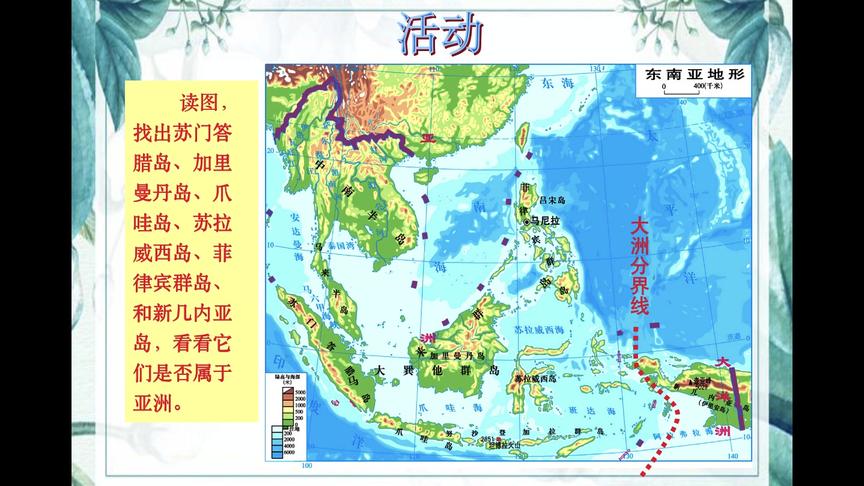 [图]湘教版地理七年级下册7.1《东南亚》课时1