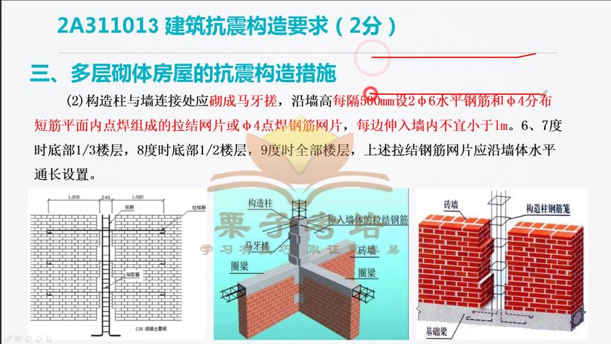 [图]2020年二建建筑实务02-栗子老师