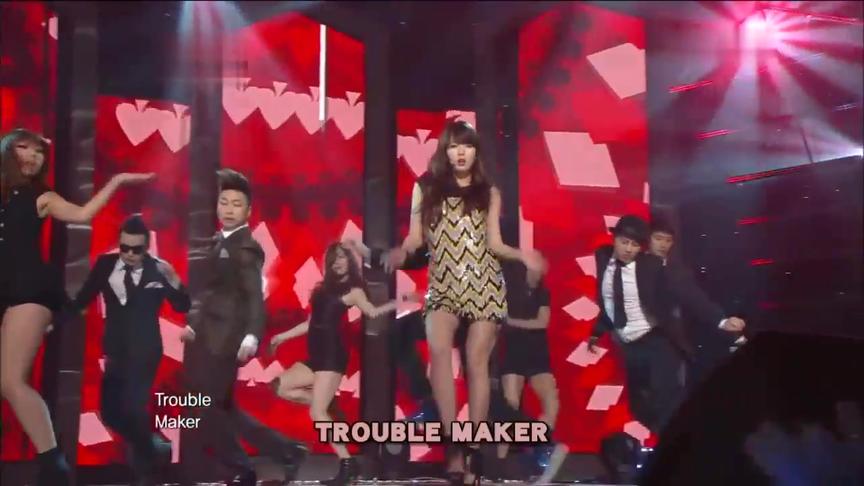 [图]Trouble Maker热门歌曲《Trouble Maker》中文字幕现场版111216