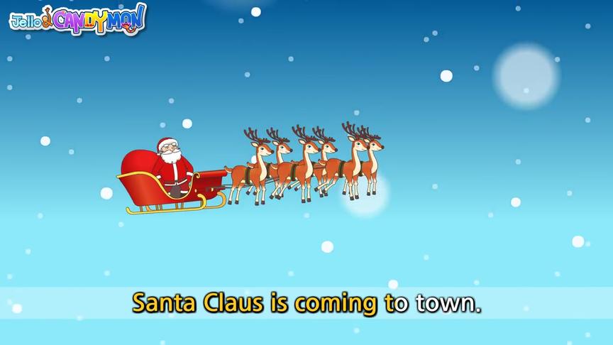 [图]Santa Claus is Coming to Town - Kids Christmas Song