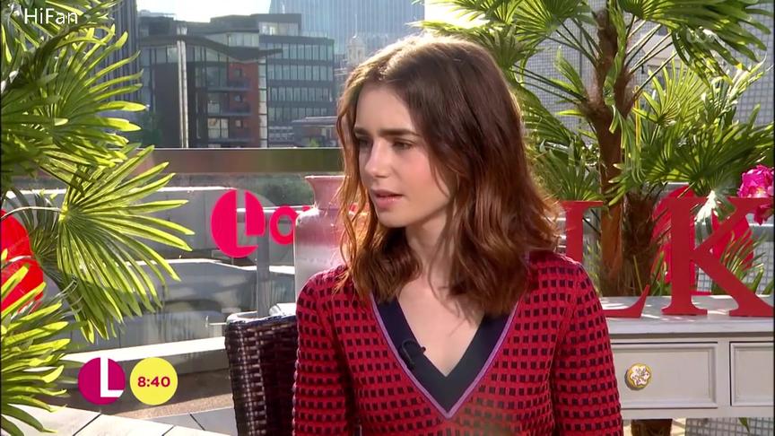 [图]你想要的英语听力资料：【莉莉.柯林斯】Lily Collins 伦敦访谈