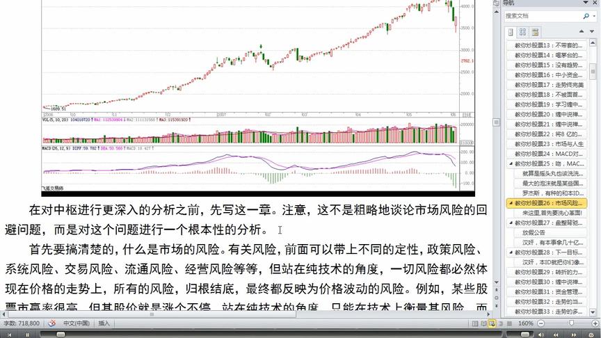 [图]教你炒股票108课 策略篇01-市场风险如何回避