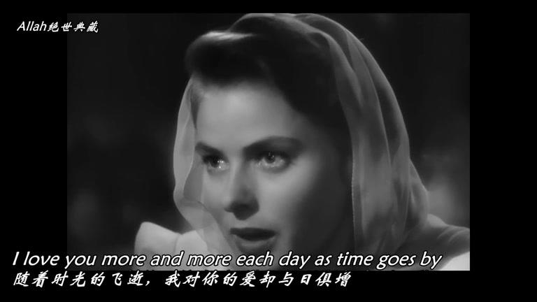 [图]Casablanca 电影 卡萨布兰卡 剪辑版 中英字幕 (Allah制)