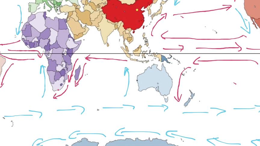 [图]全球洋流分布