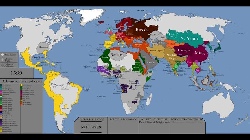 [图]史上最全--世界及中国历史地图