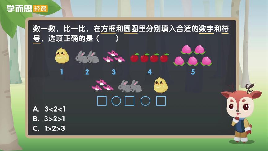 [图]《数学思维基本功》小一上：第2周【1-5的认识和加减法】例题1