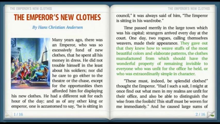 [图]英文名著精读：the emperor's new clothes（皇帝的新装）