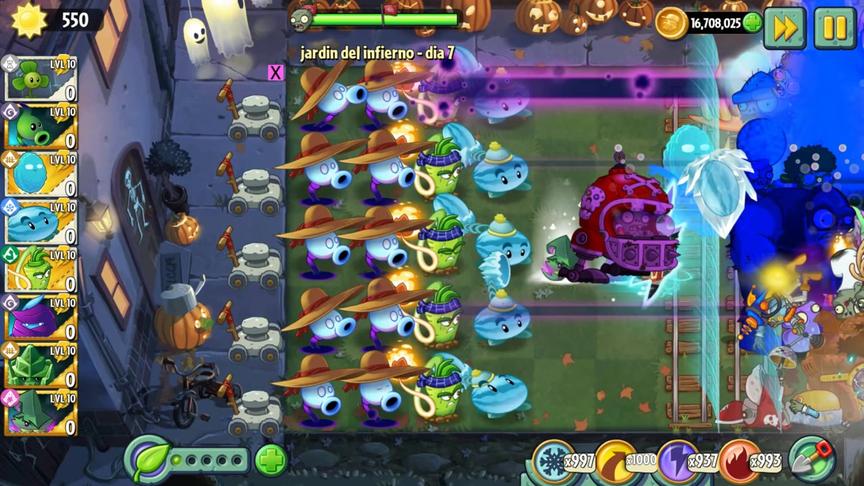 植物大战僵尸2国际版地狱花园07，戴夫：关键时刻魔荷登场
