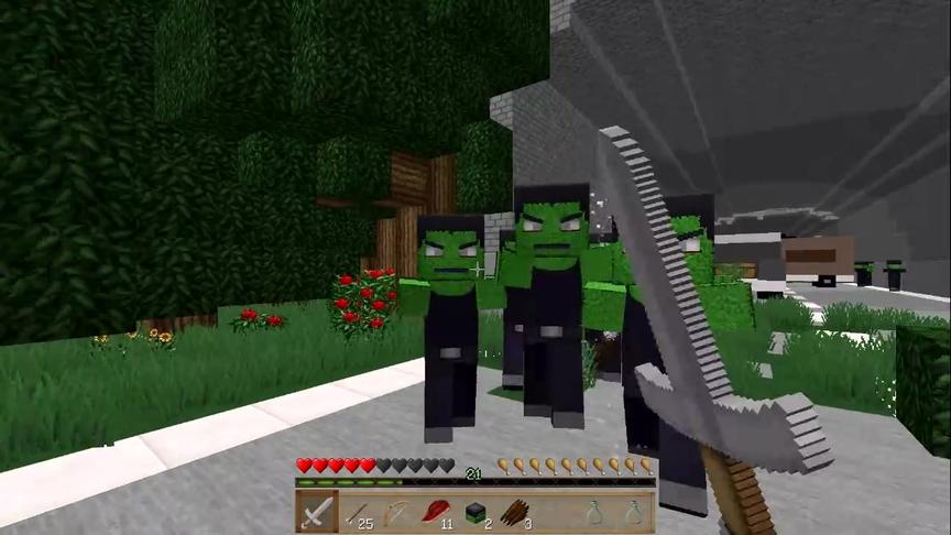 大海解说 我的世界minecraft 行尸走肉僵尸避难所