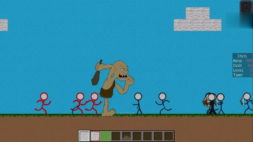 大海解说 我的世界minecraft 火柴人趣味战争
