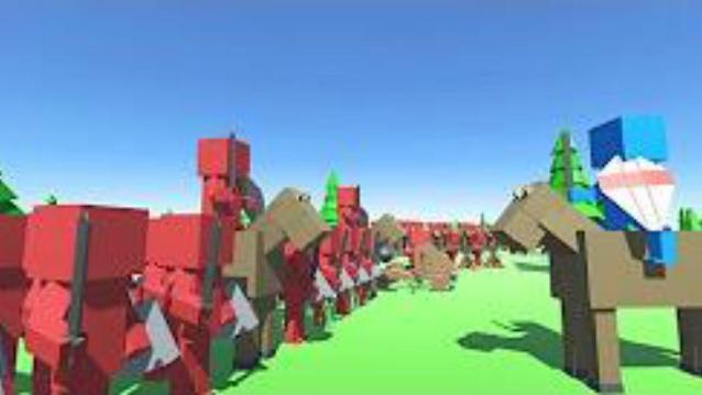 魔哒解说 方块战争模拟器新模式 逗逼魔大战红色军团