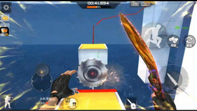 CF手游 你经历过绝望吗？跳跳乐模式跑图1分28秒不能再多了