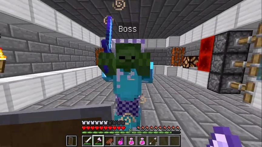 大海解说 我的世界minecraft 地牢围攻激战黑衣人
