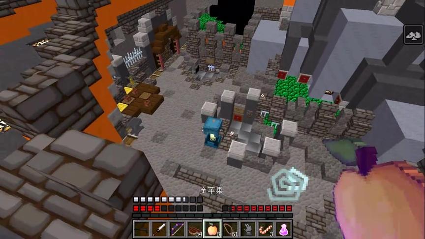 大海解说 我的世界minecraft 007突袭圣诞僵尸堡垒