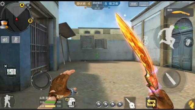 CF手游 爆破模式沙城潜伏着家进墙BUG，然而并没什么卵用