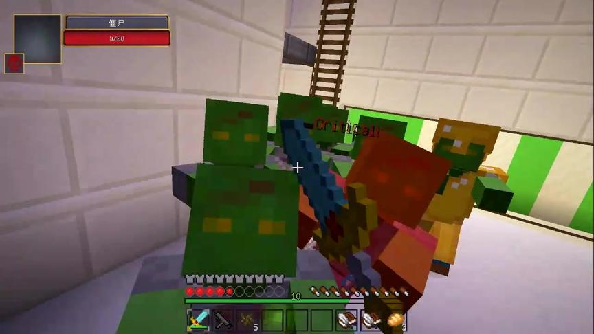 大海解说 我的世界minecraft 逃离僵尸学校快开飞机