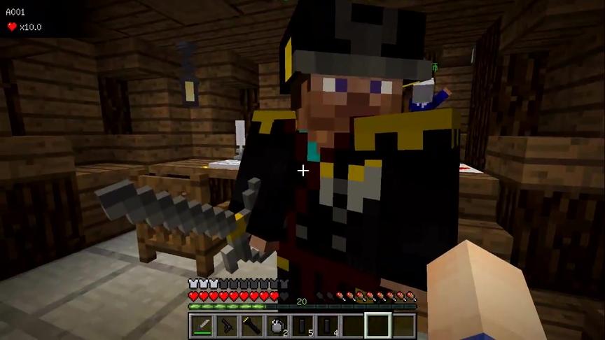 大海解说 我的世界minecraft 丧尸战争1人类避难所