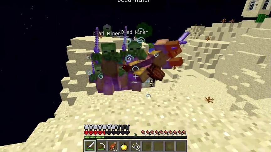 大海解说 我的世界minecraft 骷髅山极限生存夺宝