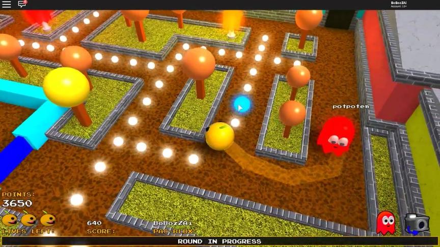 波波仔解说 roblox 吃豆：这游戏00后应该没人知道！更不可能玩过