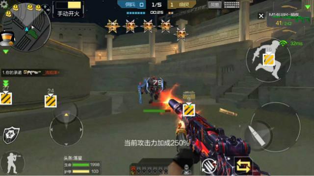 CF手游 M14EBR暗夜打起生化来爽翻天啊!绝对不会卖队友