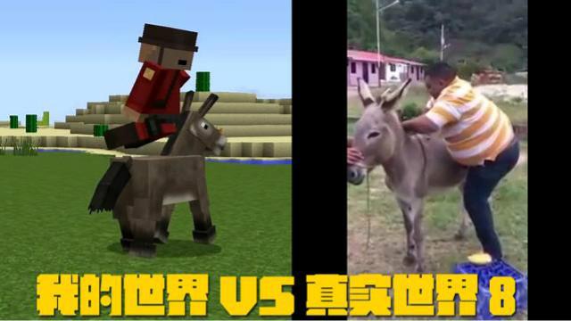 我的世界VS真实世界8，我相信我有能力驾驭这头猛兽